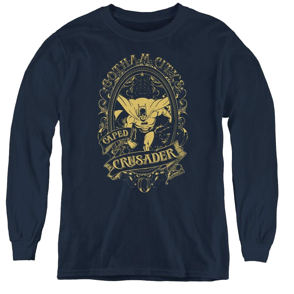 Dc Batman Gotham Crusader - Youth Long Sleeve T-Shirt Youth Long Sleeve T-Shirt Batman   