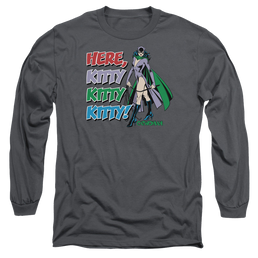 Catwoman Here Kitty - Men's Long Sleeve T-Shirt Men's Long Sleeve T-Shirt Catwoman   