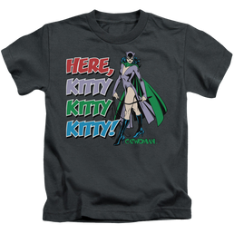 Catwoman Here Kitty - Kid's T-Shirt Kid's T-Shirt (Ages 4-7) Catwoman   