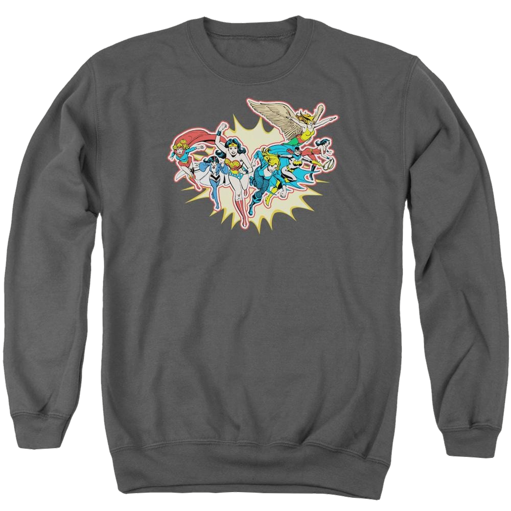 DC Comics Please Get Me - Men's Crewneck Sweatshirt Men's Crewneck Sweatshirt Justice League   