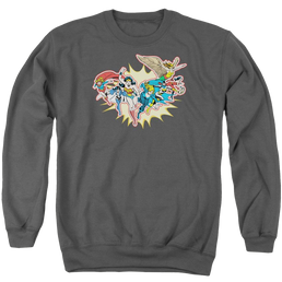 DC Comics Please Get Me - Men's Crewneck Sweatshirt Men's Crewneck Sweatshirt Justice League   