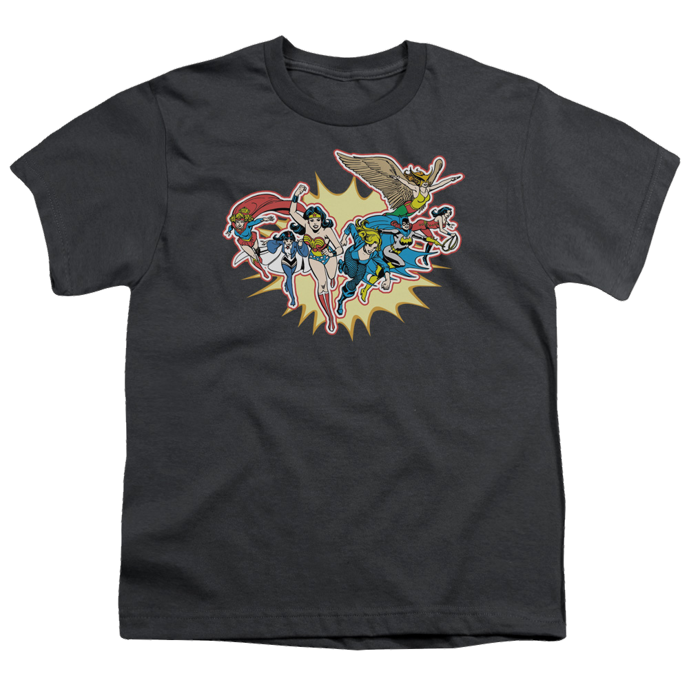 Justice League Please Get Me - Kid's T-Shirt Kid's T-Shirt (Ages 4-7) Justice League   