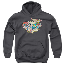 Justice League Please Get Me - Youth Hoodie Youth Hoodie (Ages 8-12) Justice League   