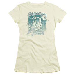 Aquaman Catch A Wave - Juniors T-Shirt Juniors T-Shirt Aquaman   