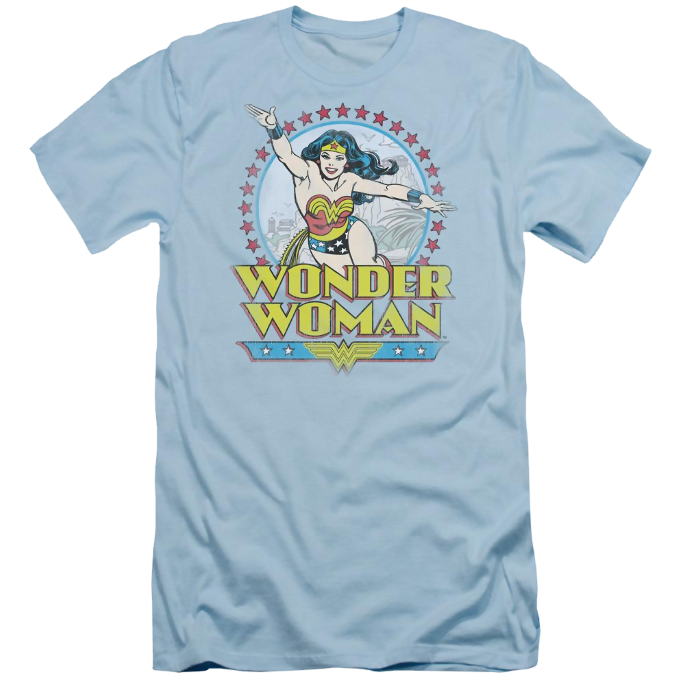 DC Comics Star Of Paradise Island - Men's Slim Fit T-Shirt Men's Slim Fit T-Shirt Wonder Woman   