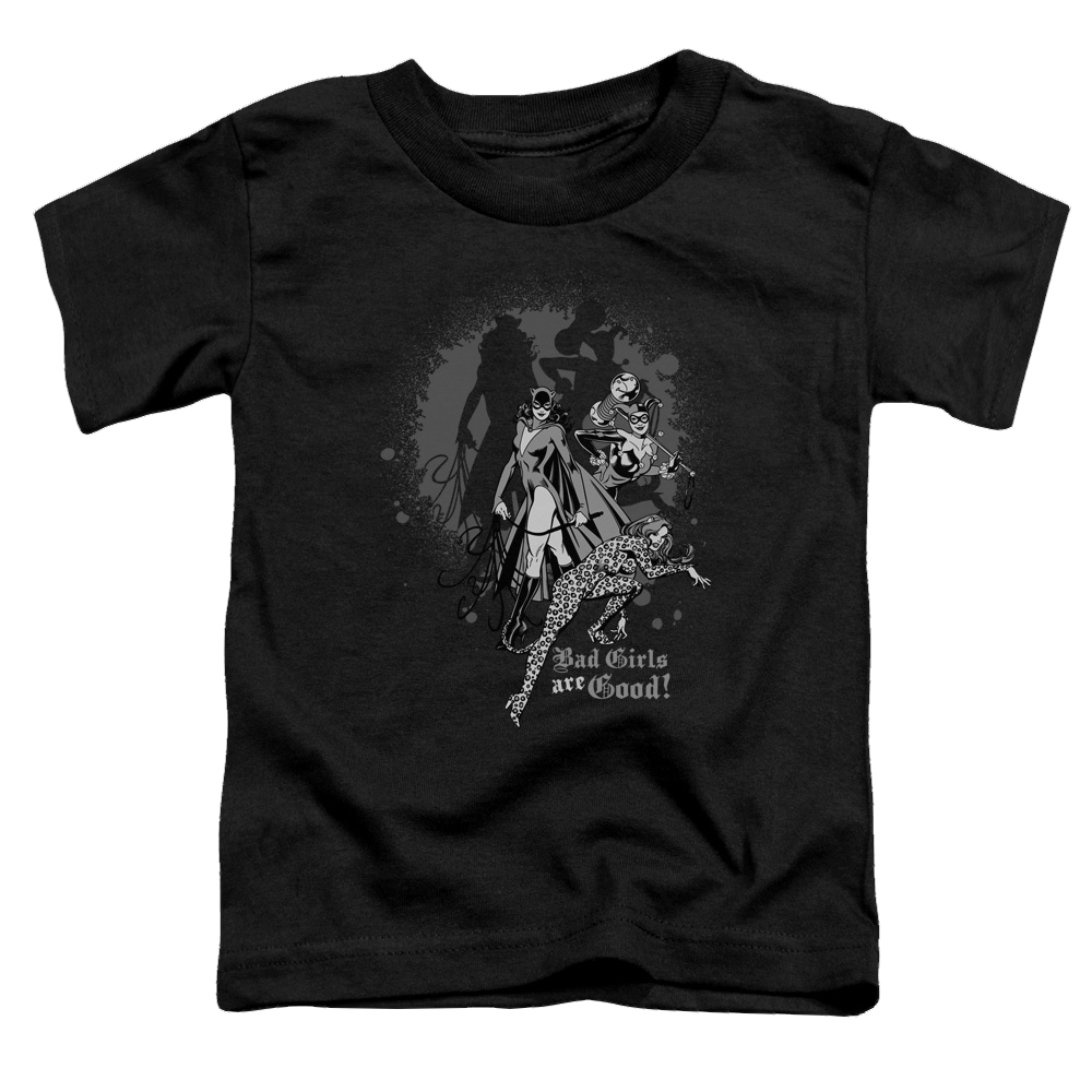 Justice League Bad Girls Are Good - Toddler T-Shirt Toddler T-Shirt Justice League   