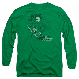 DC Comics The Emerald Archer - Men's Long Sleeve T-Shirt Men's Long Sleeve T-Shirt Green Arrow   