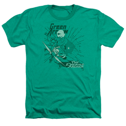 Green Arrow The Emerald Archer - Men's Heather T-Shirt Men's Heather T-Shirt Green Arrow   