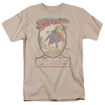Superman Superman 1 Distressed - Men's Regular Fit T-Shirt Men's Regular Fit T-Shirt Superman   
