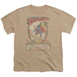 Superman Superman 1 Distressed - Youth T-Shirt Youth T-Shirt (Ages 8-12) Superman   