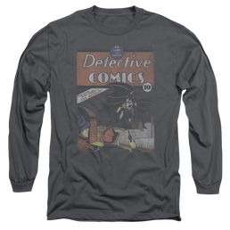 DC Comics Detective #27 Distressed - Men's Long Sleeve T-Shirt Men's Long Sleeve T-Shirt Superman   