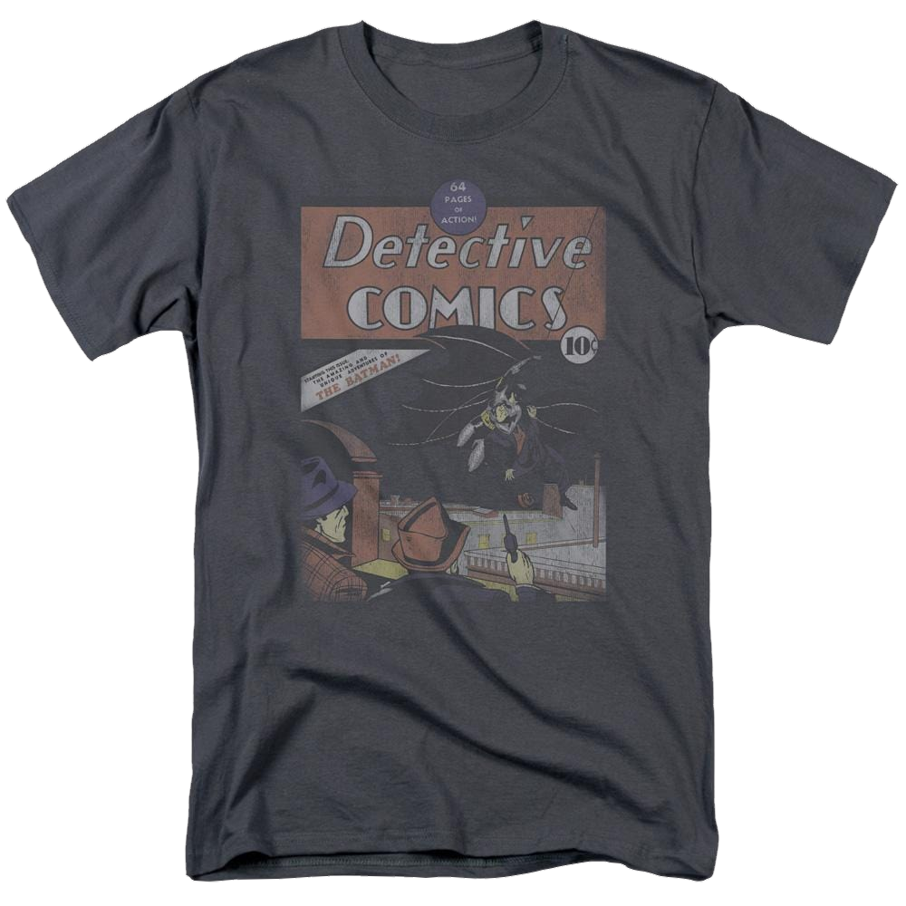 DC Comics Detective #27 Distressed - Men's Regular Fit T-Shirt Men's Regular Fit T-Shirt Superman   