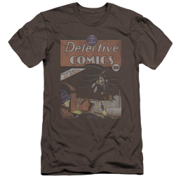 Dc Detective #27 Distressed Premium Adult Slim Fit T-Shirt Men's Premium Slim Fit T-Shirt Superman   