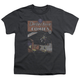 Superman Detective #27 Distressed - Youth T-Shirt Youth T-Shirt (Ages 8-12) Superman   