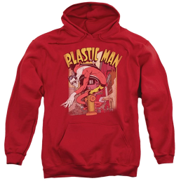 DC Comics Plastic Man Street - Pullover Hoodie Pullover Hoodie Plastic Man   