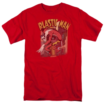 DC Comics Plastic Man Street - Men's Regular Fit T-Shirt Men's Regular Fit T-Shirt Plastic Man   