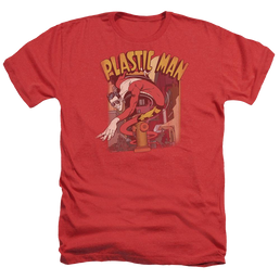 DC Comics Plastic Man Street - Men's Heather T-Shirt Men's Heather T-Shirt Plastic Man   