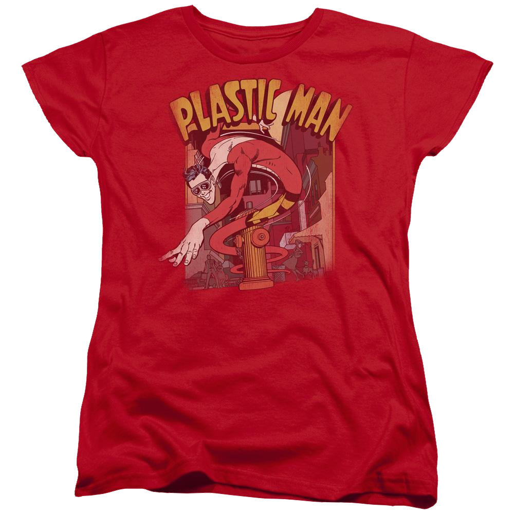 DC Comics Plastic Man Street - Women's T-Shirt Women's T-Shirt Plastic Man   