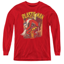 Plastic Man Plastic Man Street - Youth Long Sleeve T-Shirt Youth Long Sleeve T-Shirt Plastic Man   