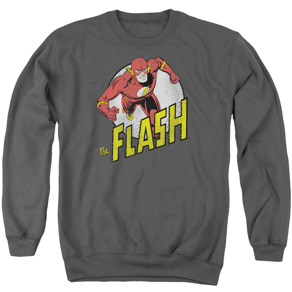 Flash, The Run Flash Run - Men's Crewneck Sweatshirt Men's Crewneck Sweatshirt The Flash   