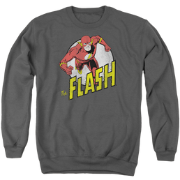 Flash, The Run Flash Run - Men's Crewneck Sweatshirt Men's Crewneck Sweatshirt The Flash   