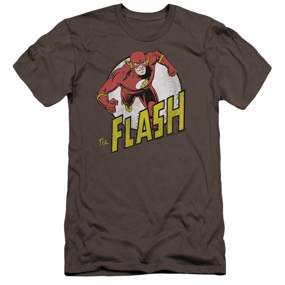 Flash, The Run Flash Run - Men's Premium Slim Fit T-Shirt Men's Premium Slim Fit T-Shirt The Flash   