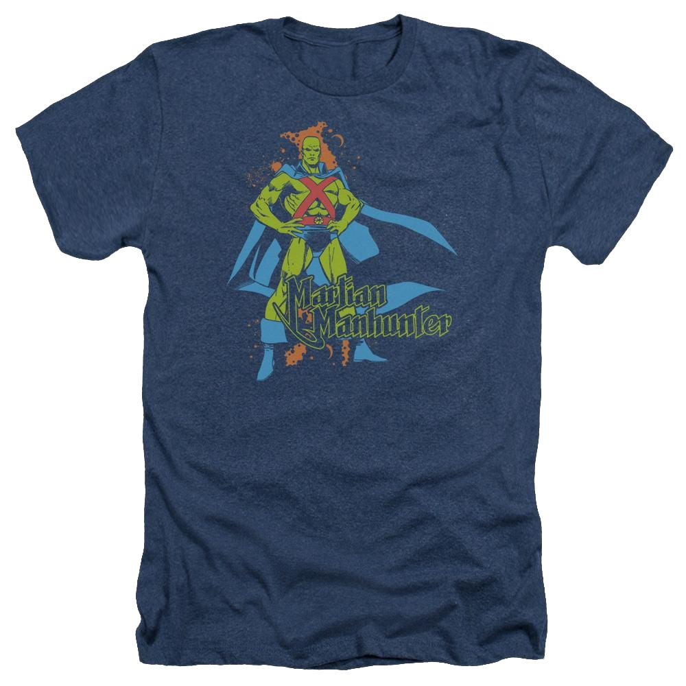 DC Comics Martian Manhunter - Men's Heather T-Shirt Men's Heather T-Shirt Martian Manhunter   