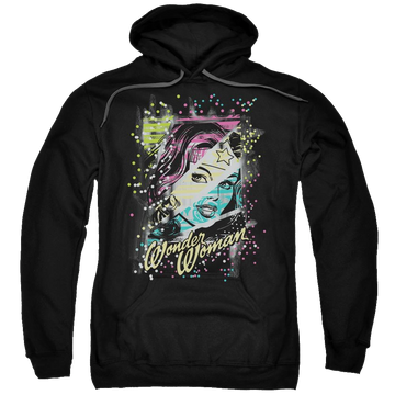 DC Comics Color Block - Pullover Hoodie Pullover Hoodie Wonder Woman   