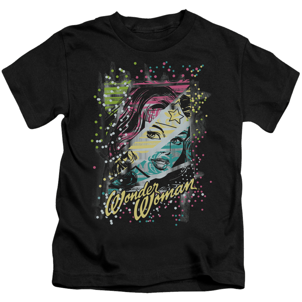Wonder Woman Color Block - Kid's T-Shirt Kid's T-Shirt (Ages 4-7) Wonder Woman   