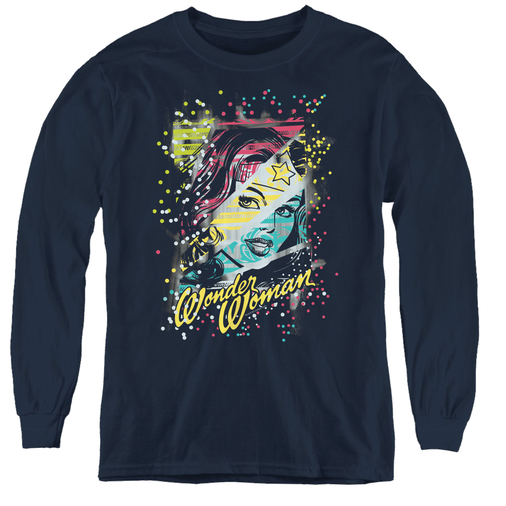 Wonder Woman Color Block - Youth Long Sleeve T-Shirt Youth Long Sleeve T-Shirt Wonder Woman   