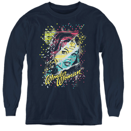 Wonder Woman Color Block - Youth Long Sleeve T-Shirt Youth Long Sleeve T-Shirt Wonder Woman   
