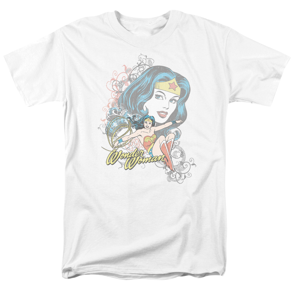 DC Comics Wonder Scroll - Men's Regular Fit T-Shirt Men's Regular Fit T-Shirt Wonder Woman   