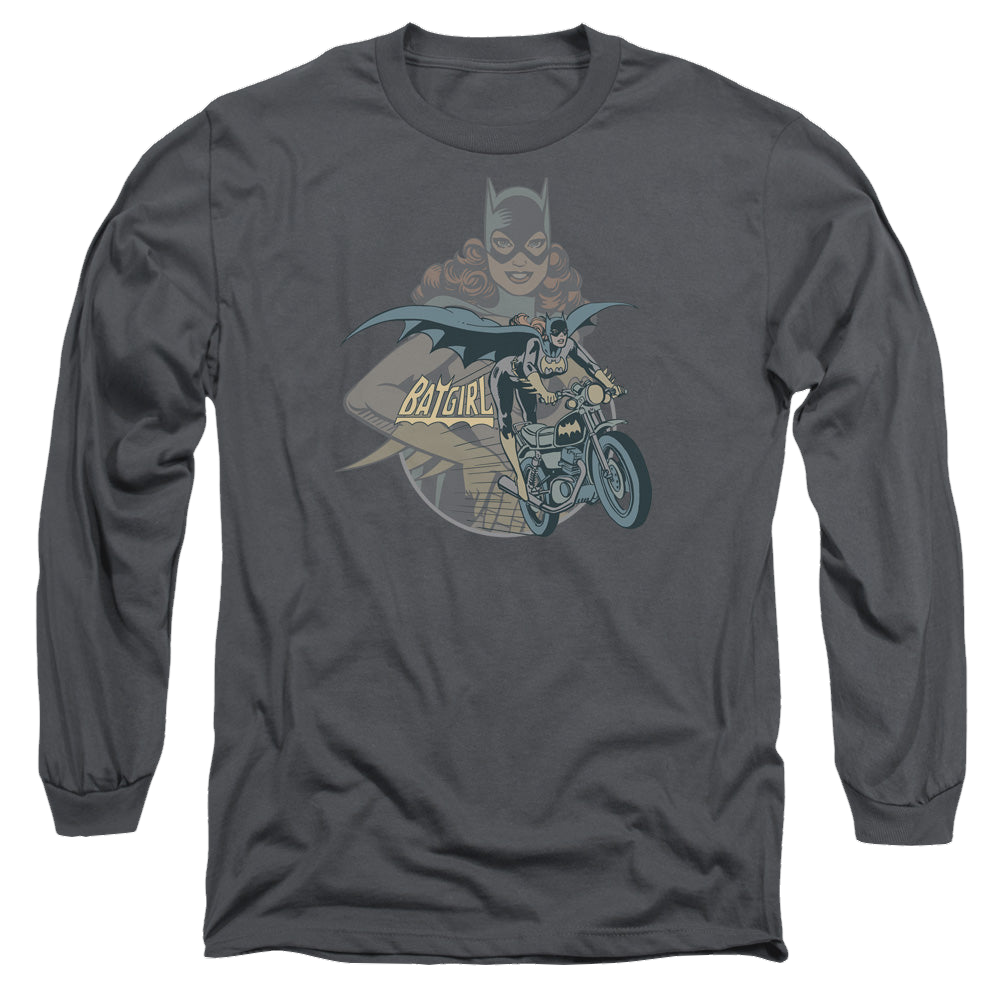 Batgirl Batgirl Biker - Men's Long Sleeve T-Shirt Men's Long Sleeve T-Shirt Batman   