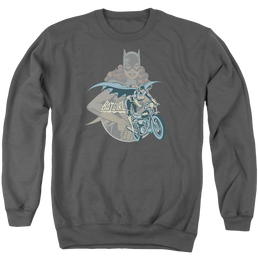 Batgirl Batgirl Biker - Men's Crewneck Sweatshirt Men's Crewneck Sweatshirt Batman   