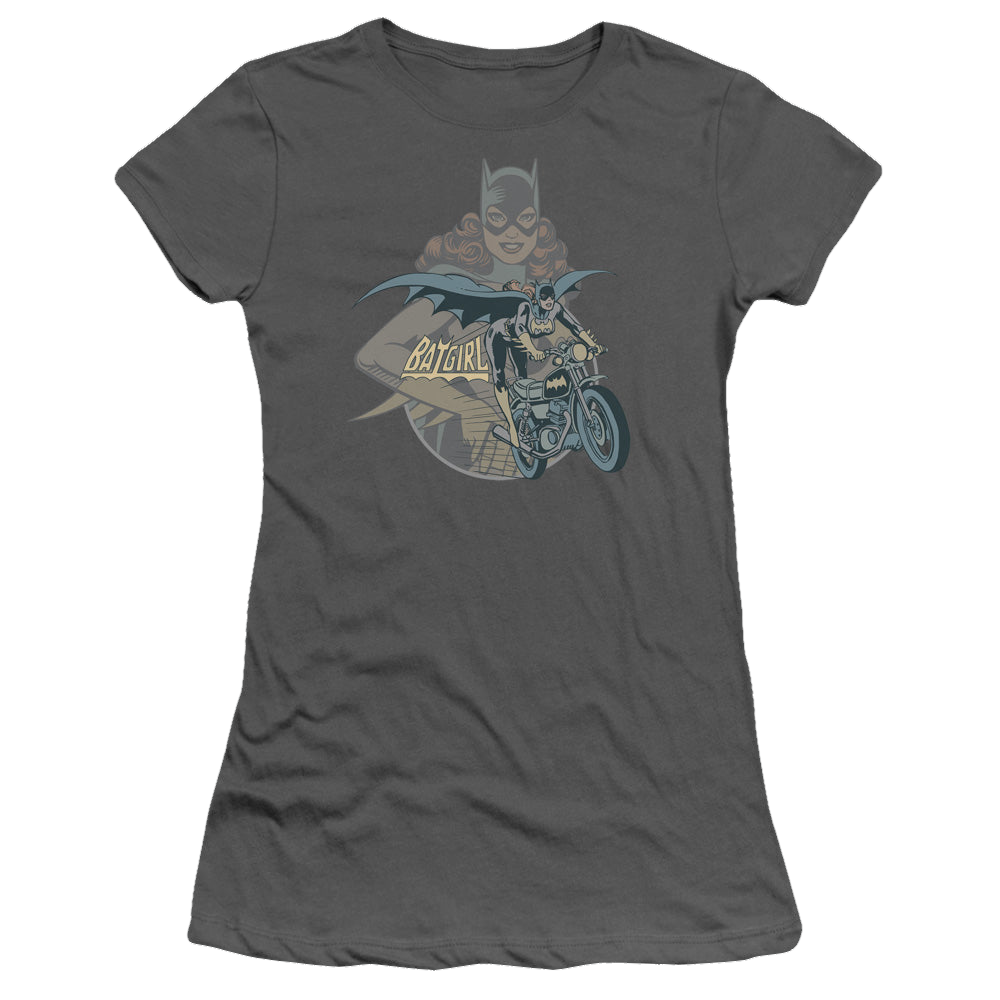 Batgirl Batgirl Biker - Juniors T-Shirt Juniors T-Shirt Batman   