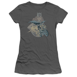 Batgirl Batgirl Biker - Juniors T-Shirt Juniors T-Shirt Batman   