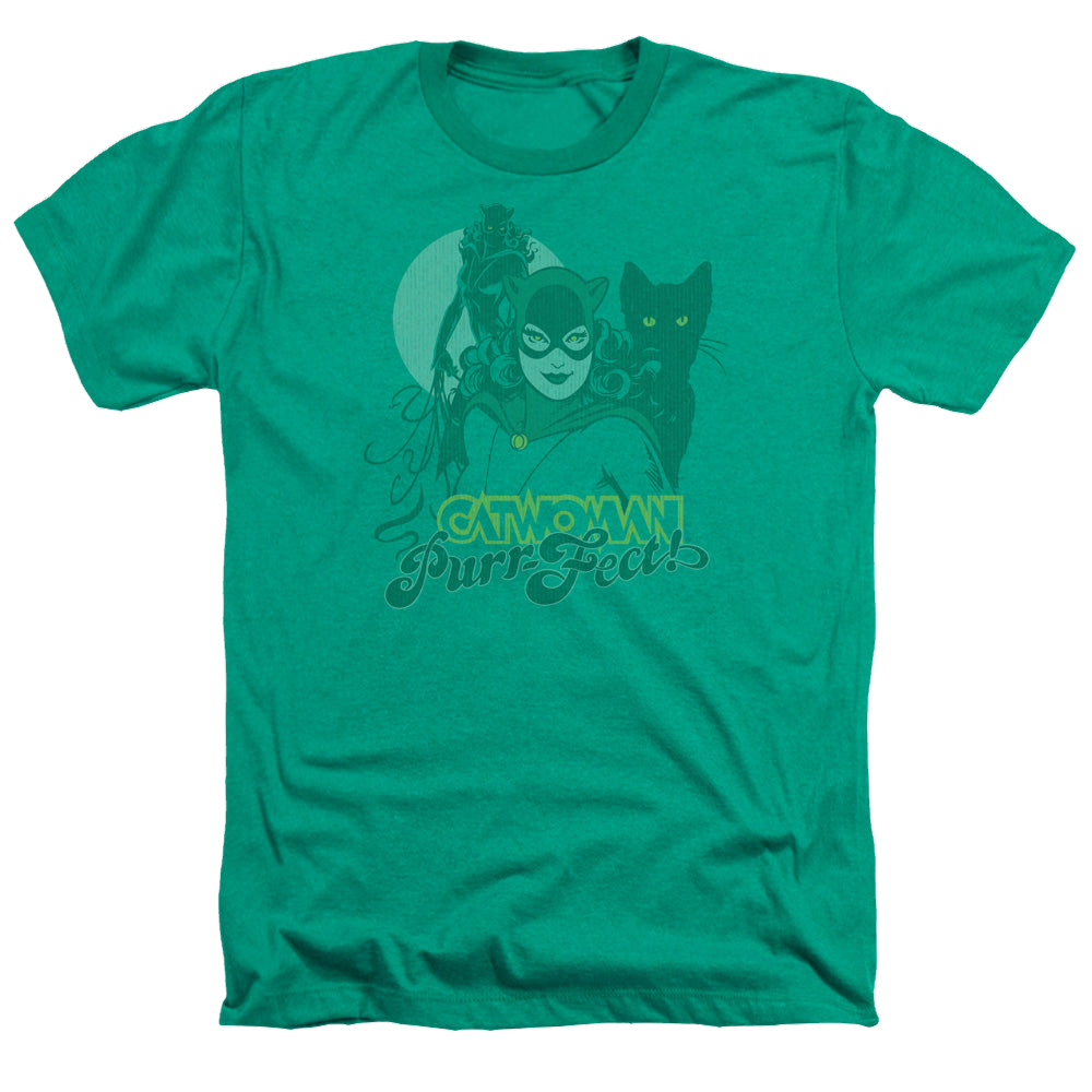 Catwoman Perrfect! - Men's Heather T-Shirt Men's Heather T-Shirt Catwoman   