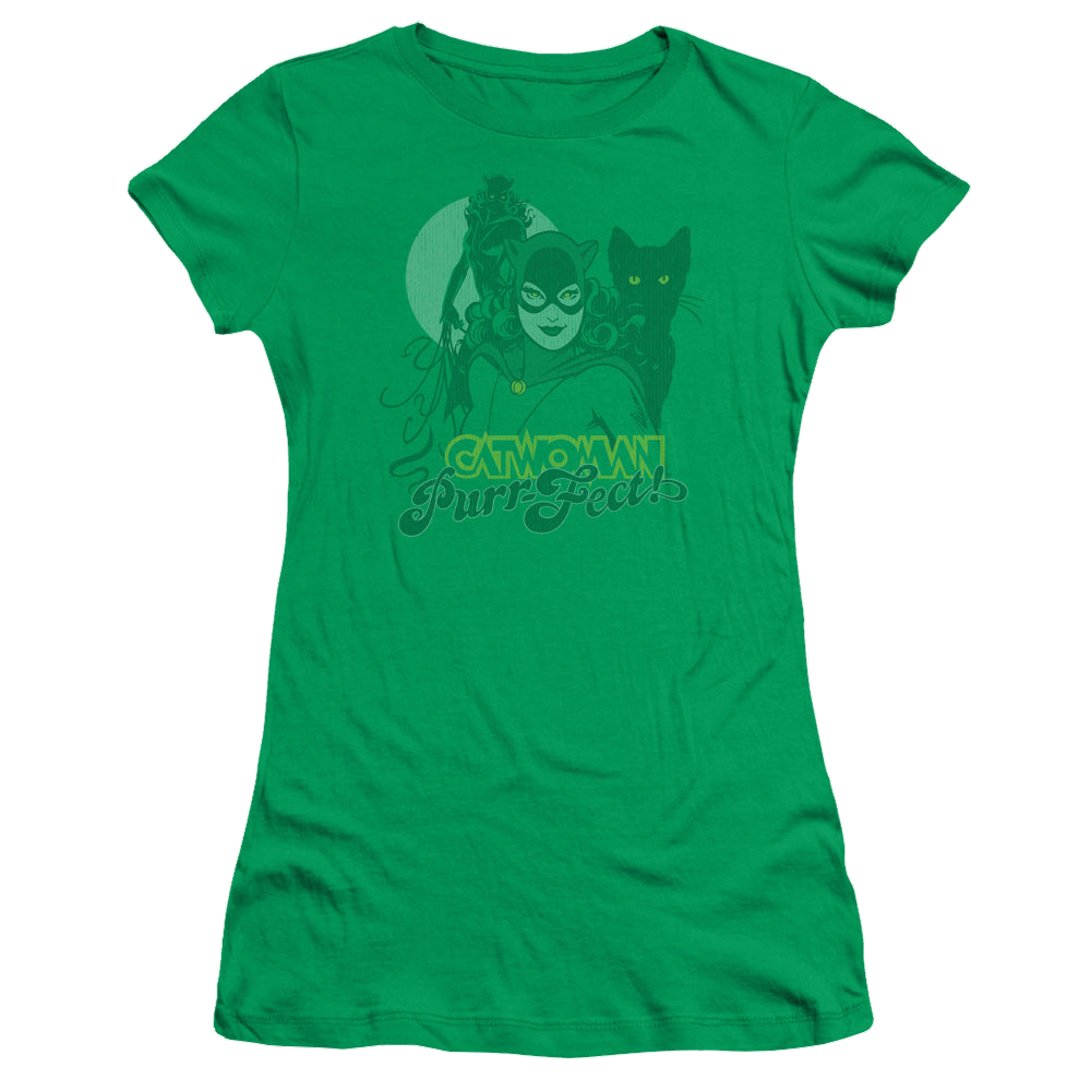 Catwoman Perrfect! - Juniors T-Shirt Juniors T-Shirt Catwoman   