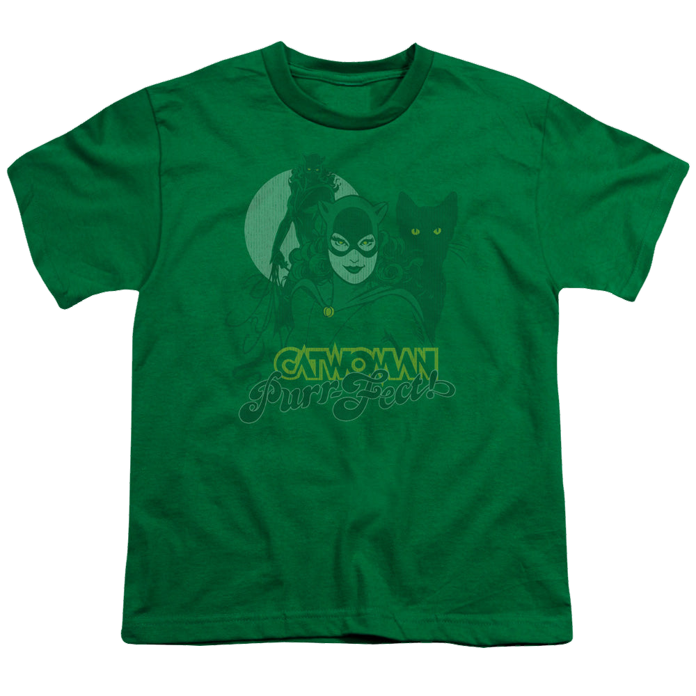 Catwoman Perrfect! - Youth T-Shirt Youth T-Shirt (Ages 8-12) Catwoman   