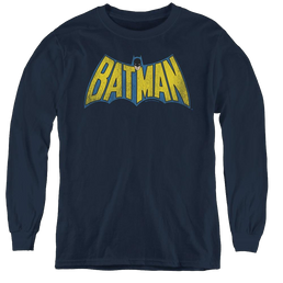 Dc Batman Classic Batman Logo - Youth Long Sleeve T-Shirt Youth Long Sleeve T-Shirt Batman   
