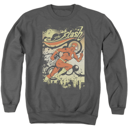 Flash, The Just Passing Through - Men's Crewneck Sweatshirt Men's Crewneck Sweatshirt The Flash   