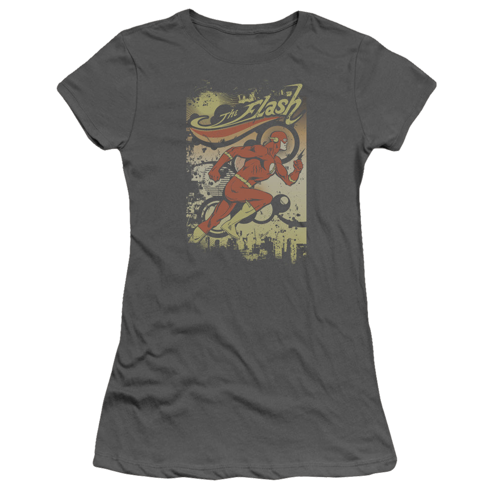 Flash, The Just Passing Through - Juniors T-Shirt Juniors T-Shirt The Flash   