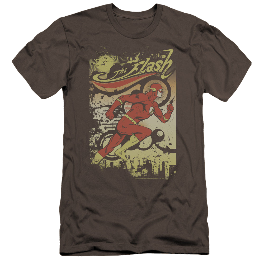 Flash, The Just Passing Through - Men's Premium Slim Fit T-Shirt Men's Premium Slim Fit T-Shirt The Flash   