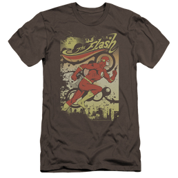 Flash, The Just Passing Through - Men's Premium Slim Fit T-Shirt Men's Premium Slim Fit T-Shirt The Flash   