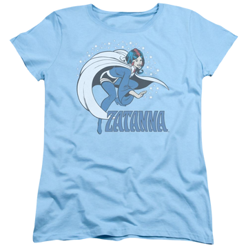 Light blue women's t-shirt with DC Comics Zatanna graphic