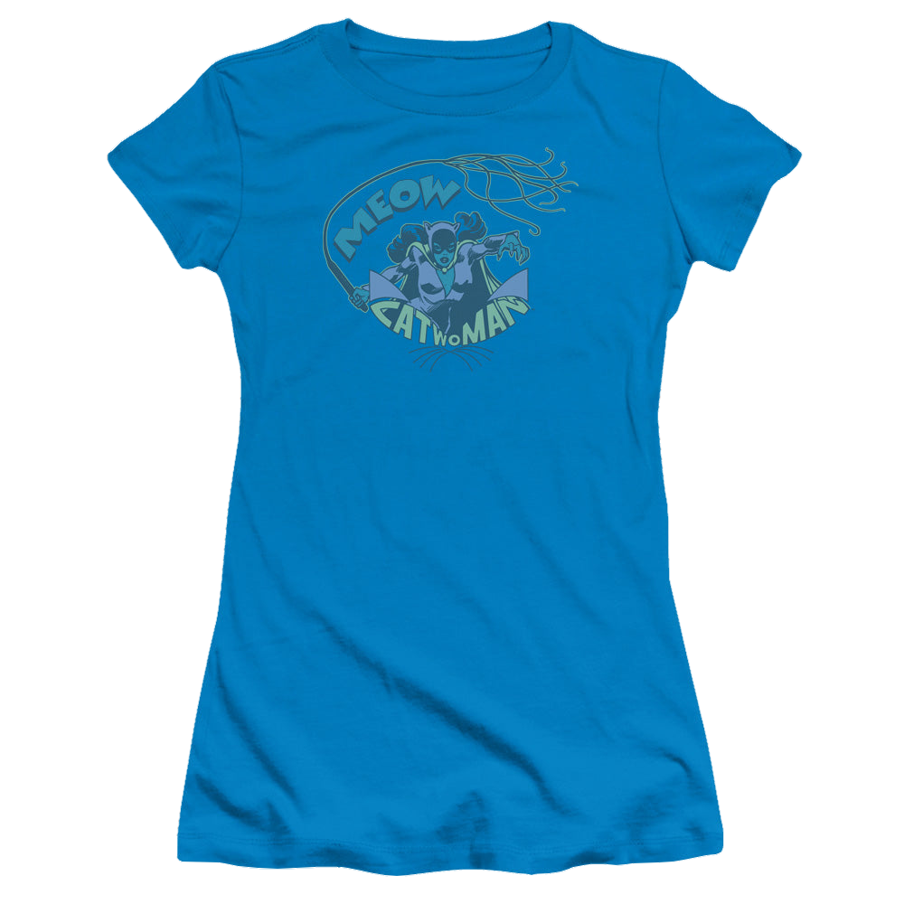 Catwoman Meow Catwoman - Juniors T-Shirt Juniors T-Shirt Catwoman   
