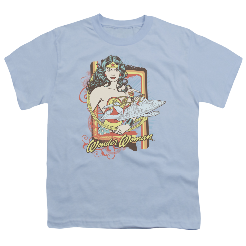 Wonder Woman Invisible Jet - Youth T-Shirt Youth T-Shirt (Ages 8-12) Wonder Woman   
