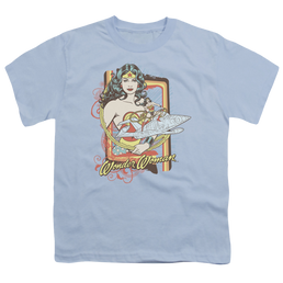 Wonder Woman Invisible Jet - Youth T-Shirt Youth T-Shirt (Ages 8-12) Wonder Woman   