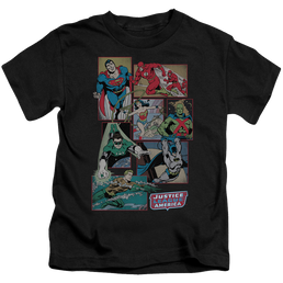 Justice League Justice League Boxes - Kid's T-Shirt Kid's T-Shirt (Ages 4-7) Justice League   