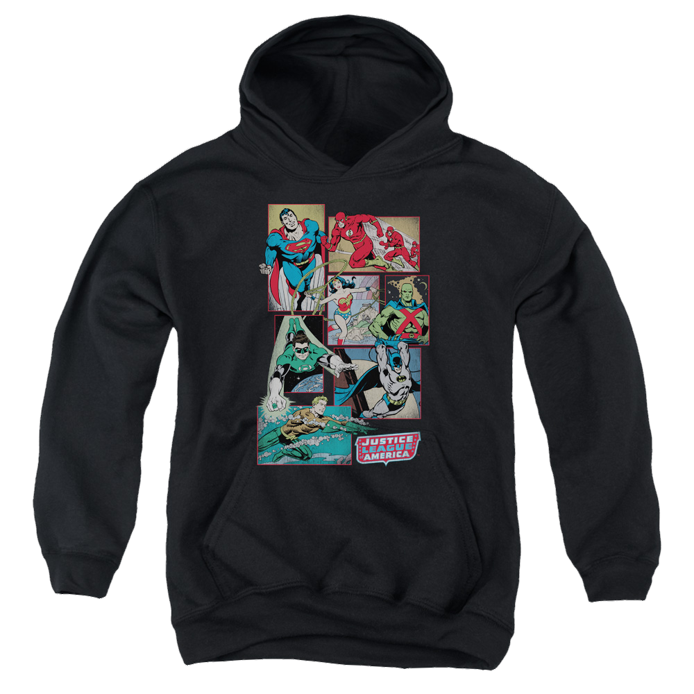 Justice League Justice League Boxes - Youth Hoodie Youth Hoodie (Ages 8-12) Justice League   
